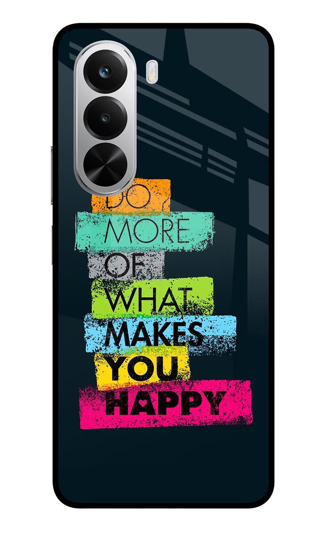 Do More Of What Makes You Happy Realme P4x 5G Glass Case