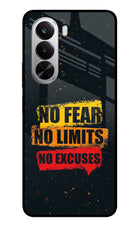 No Fear No Limits No Excuse Realme P4x 5G Glass Case