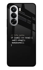 Life Motto Code Realme P4x 5G Glass Case