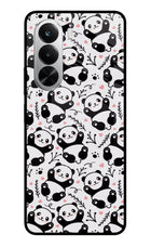 Cute Panda Realme P4x 5G Glass Case