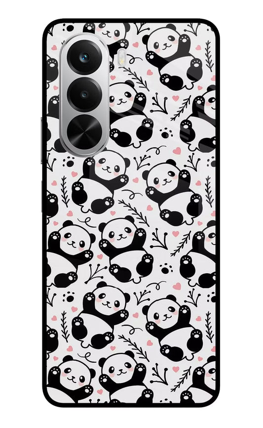 Cute Panda Realme P4x 5G Glass Case
