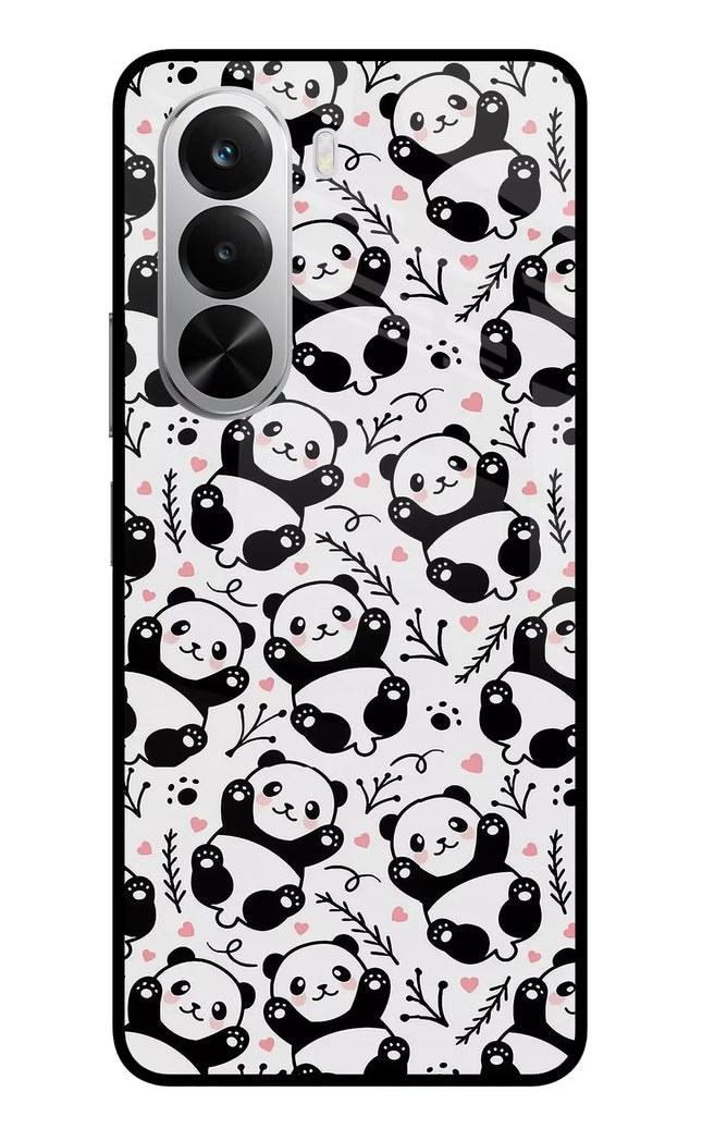 Cute Panda Realme P4x 5G Glass Case