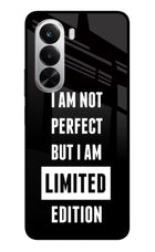 I Am Not Perfect But I Am Limited Edition Realme P4x 5G Glass Case