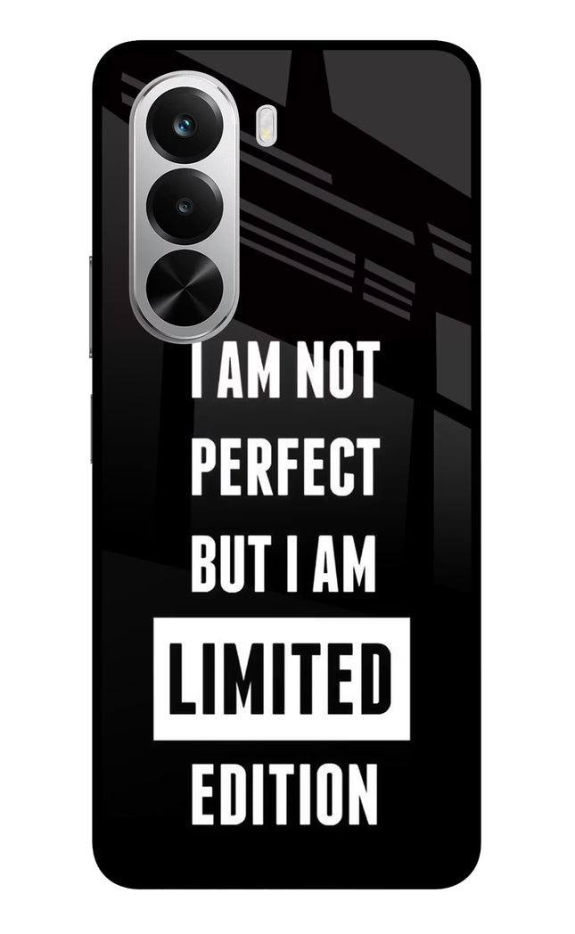 I Am Not Perfect But I Am Limited Edition Realme P4x 5G Glass Case