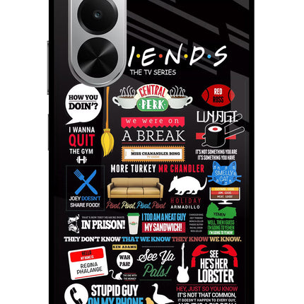 FRIENDS Realme P4x 5G Glass Case