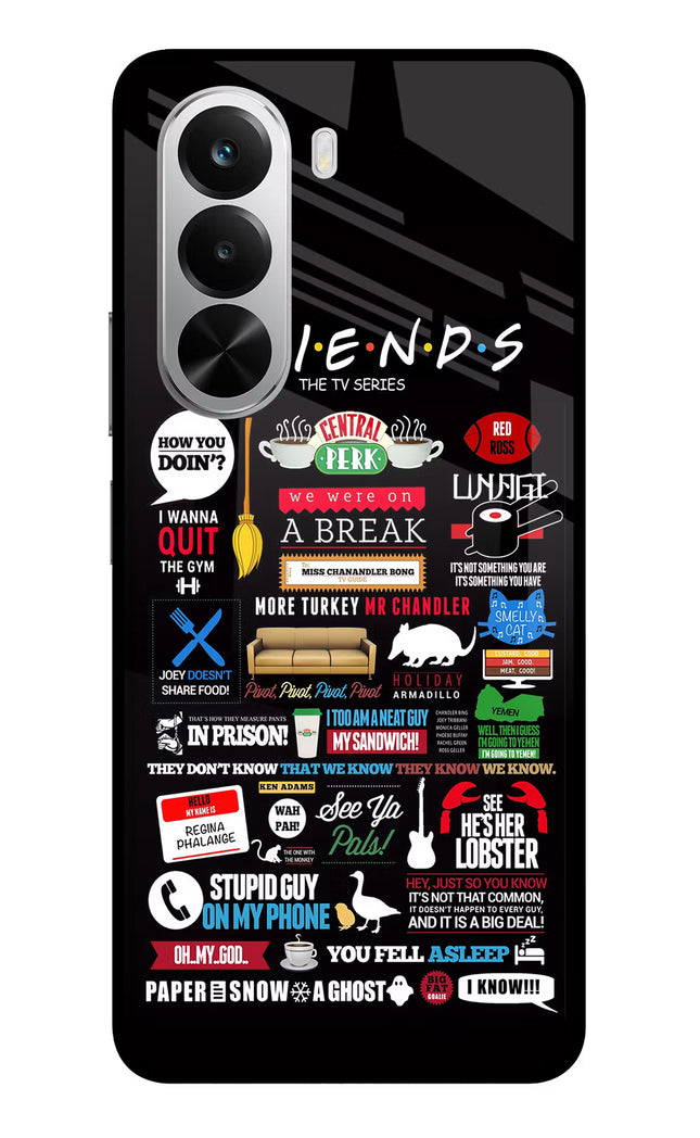 FRIENDS Realme P4x 5G Glass Case