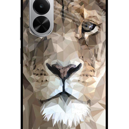 Lion Art Realme P4x 5G Glass Case