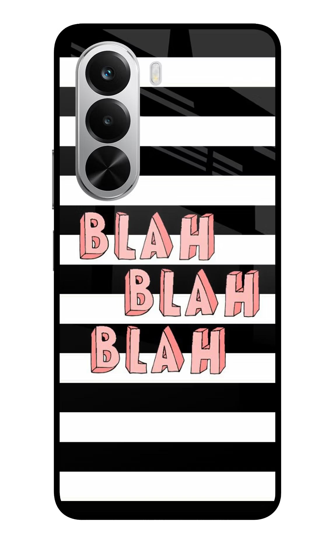Blah Blah Blah Realme P4x 5G Glass Case