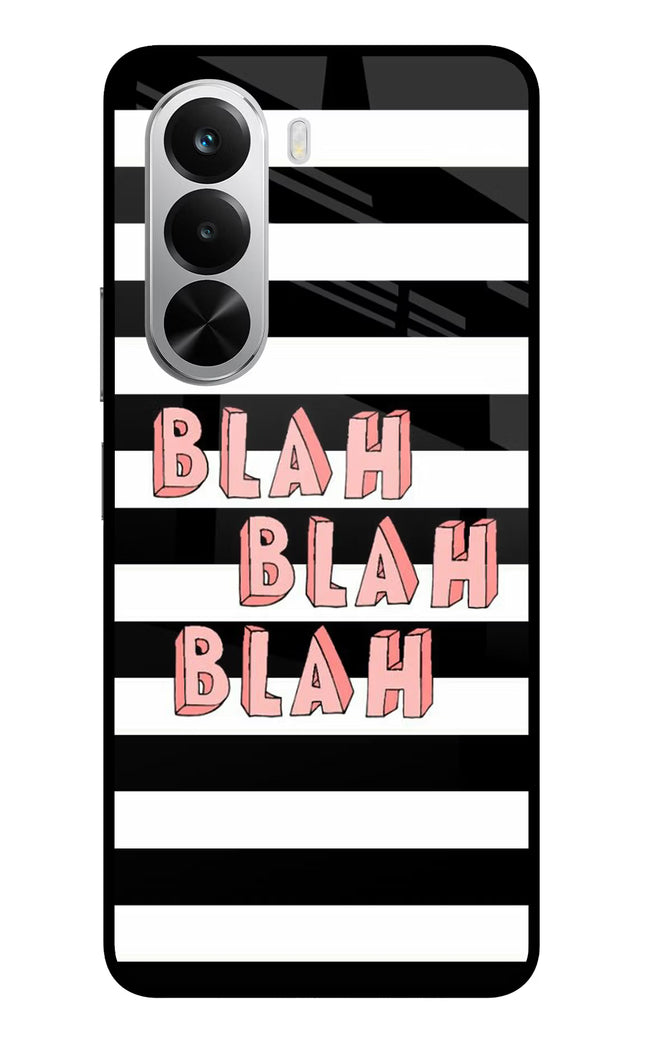 Blah Blah Blah Realme P4x 5G Glass Case