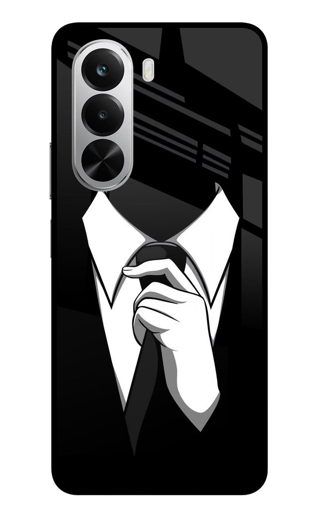 Black Tie Realme P4x 5G Glass Case