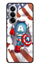 Captain America Realme P4x 5G Glass Case