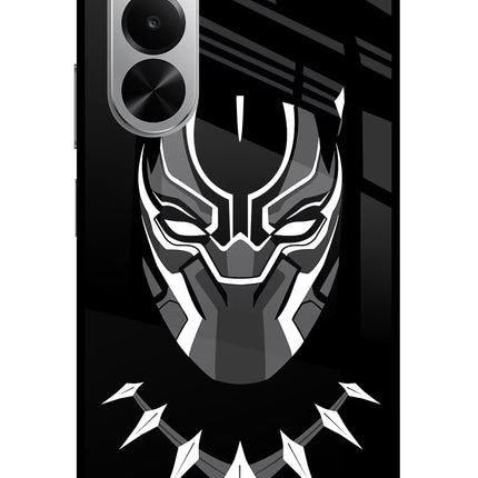 Black Panther Realme P4x 5G Glass Case Back Cover by Casekaro
