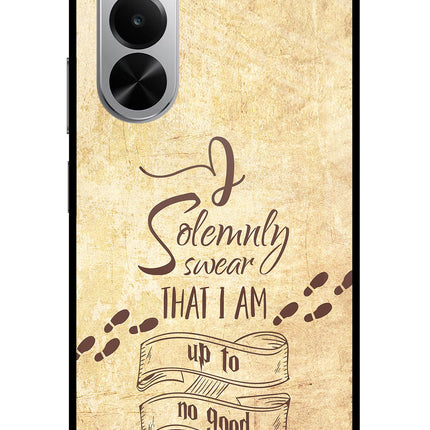 I Solemnly swear that i up to no good Realme P4x 5G Glass Case