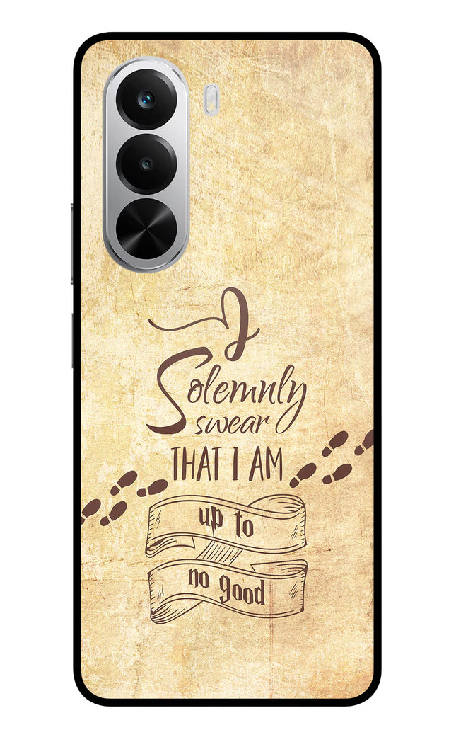 I Solemnly swear that i up to no good Realme P4x 5G Glass Case