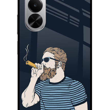 Smoking Realme P4x 5G Glass Case