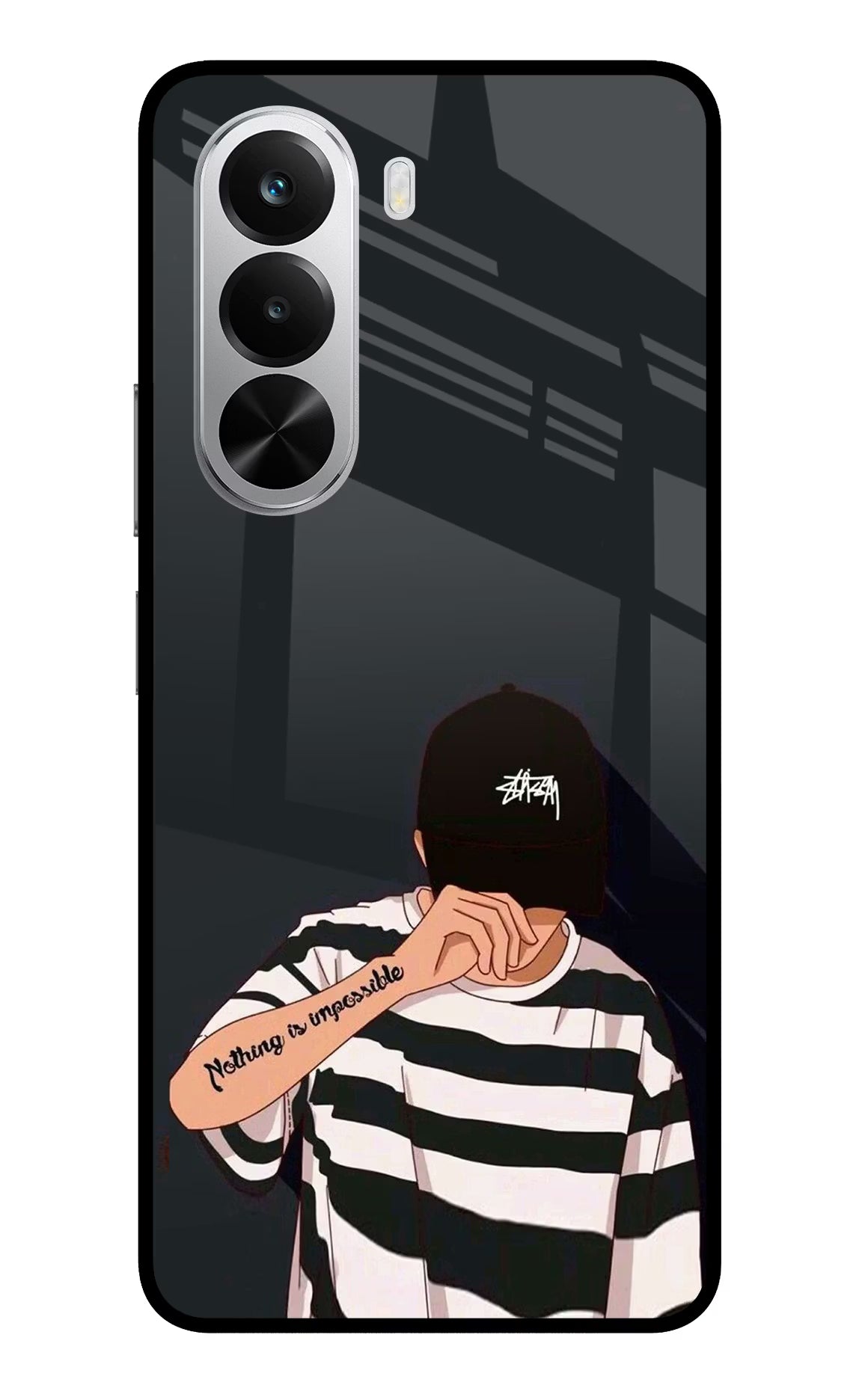 Aesthetic Boy Realme P4x 5G Glass Case