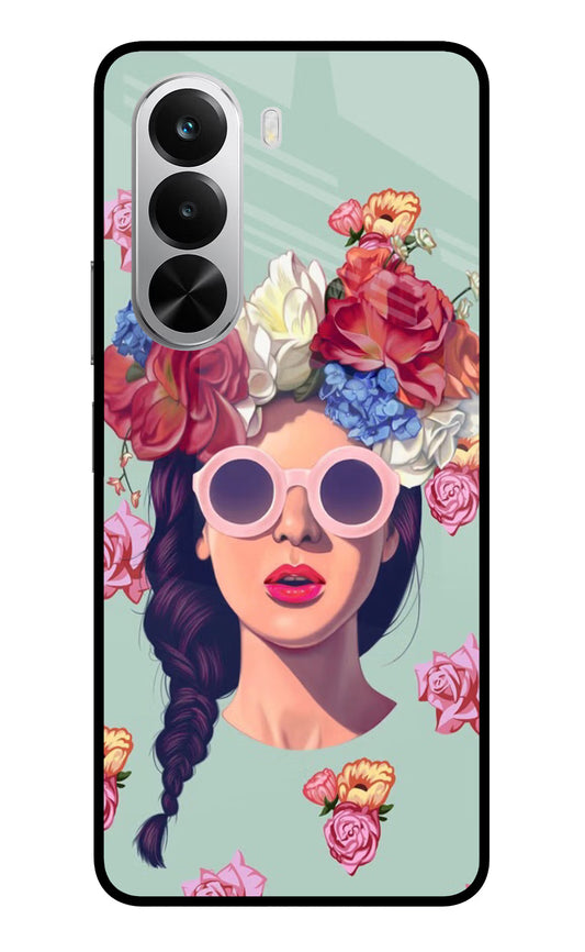 Pretty Girl Realme P4x 5G Glass Case