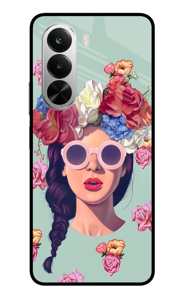 Pretty Girl Realme P4x 5G Glass Case