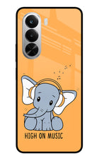 High On Music Realme P4x 5G Glass Case