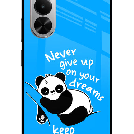 Keep Sleeping Realme P4x 5G Glass Case Back Cover by Casekaro