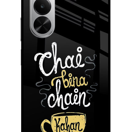 Chai Bina Chain Kaha Re Realme P4x 5G Glass Case