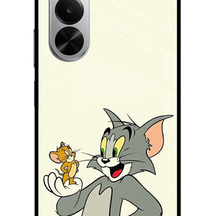 Tom & Jerry Realme P4x 5G Glass Case
