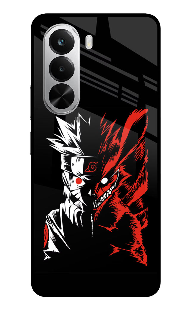 Naruto Two Face Realme P4x 5G Glass Case Back Cover by Casekaro
