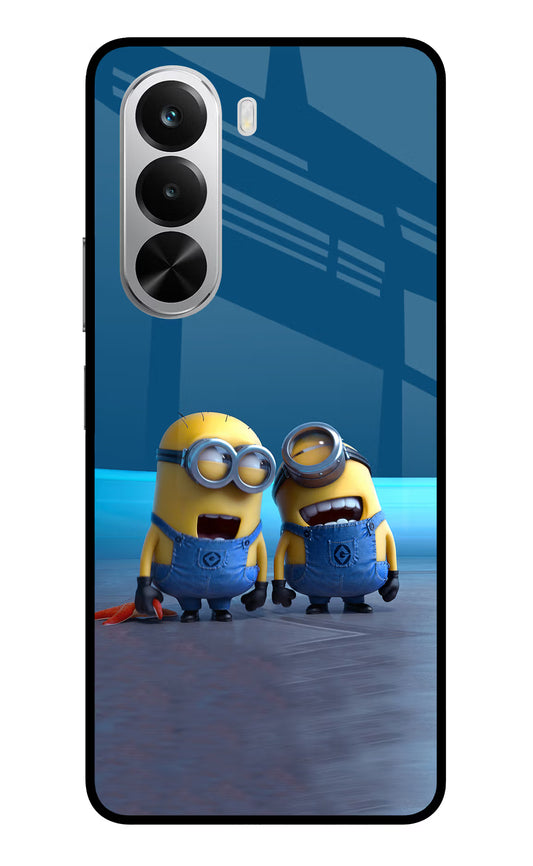Minion Laughing Realme P4x 5G Glass Case