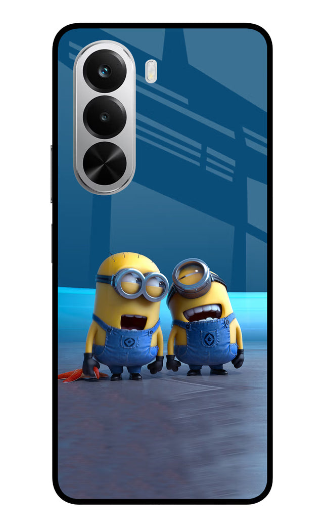 Minion Laughing Realme P4x 5G Glass Case