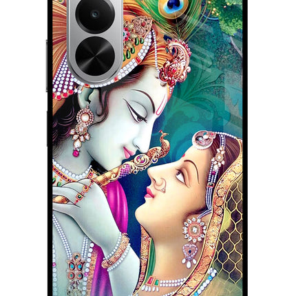 Lord Radha Krishna Realme P4x 5G Glass Case