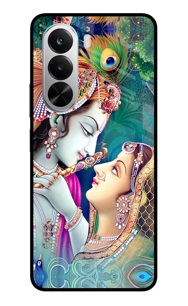 Lord Radha Krishna Realme P4x 5G Glass Case Back Cover by Casekaro