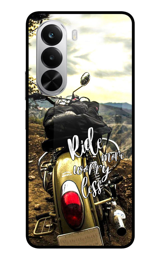 Ride More Worry Less Realme P4x 5G Glass Case