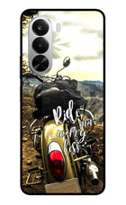 Ride More Worry Less Realme P4x 5G Glass Case Back Cover by Casekaro