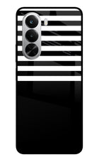 Black and White Print Realme P4x 5G Glass Case