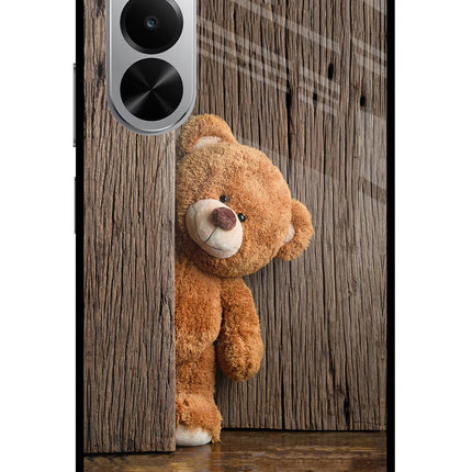 Teddy Wooden Realme P4x 5G Glass Case