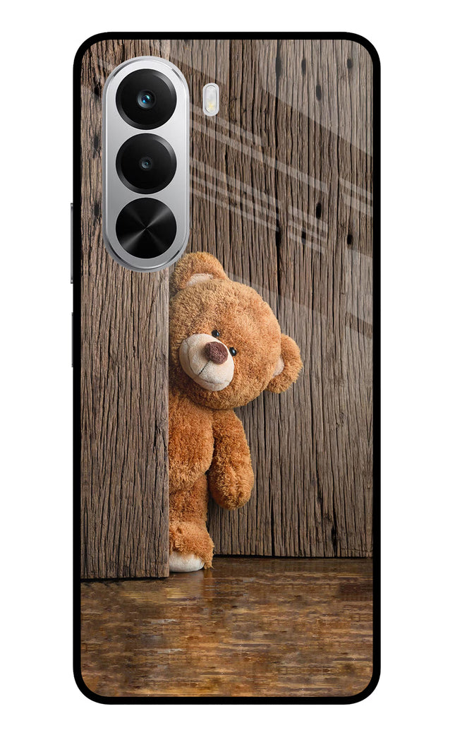 Teddy Wooden Realme P4x 5G Glass Case