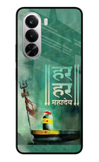 Har Har Mahadev Shivling Realme P4x 5G Glass Case