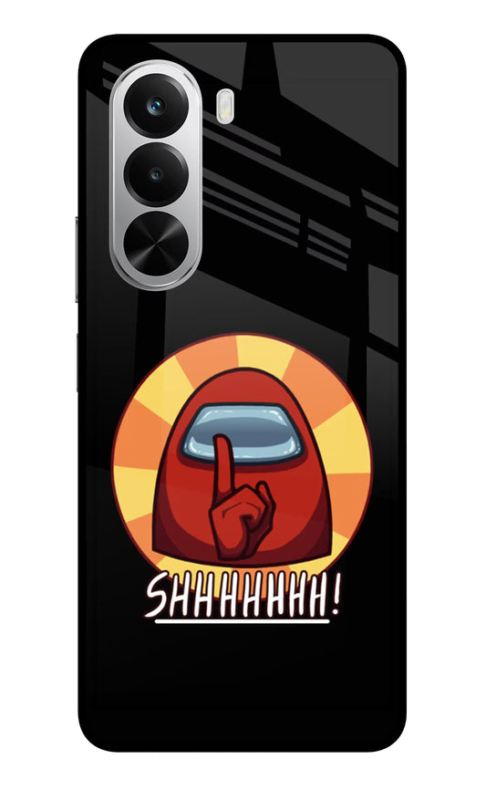 Among Us Shhh! Realme P4x 5G Glass Case