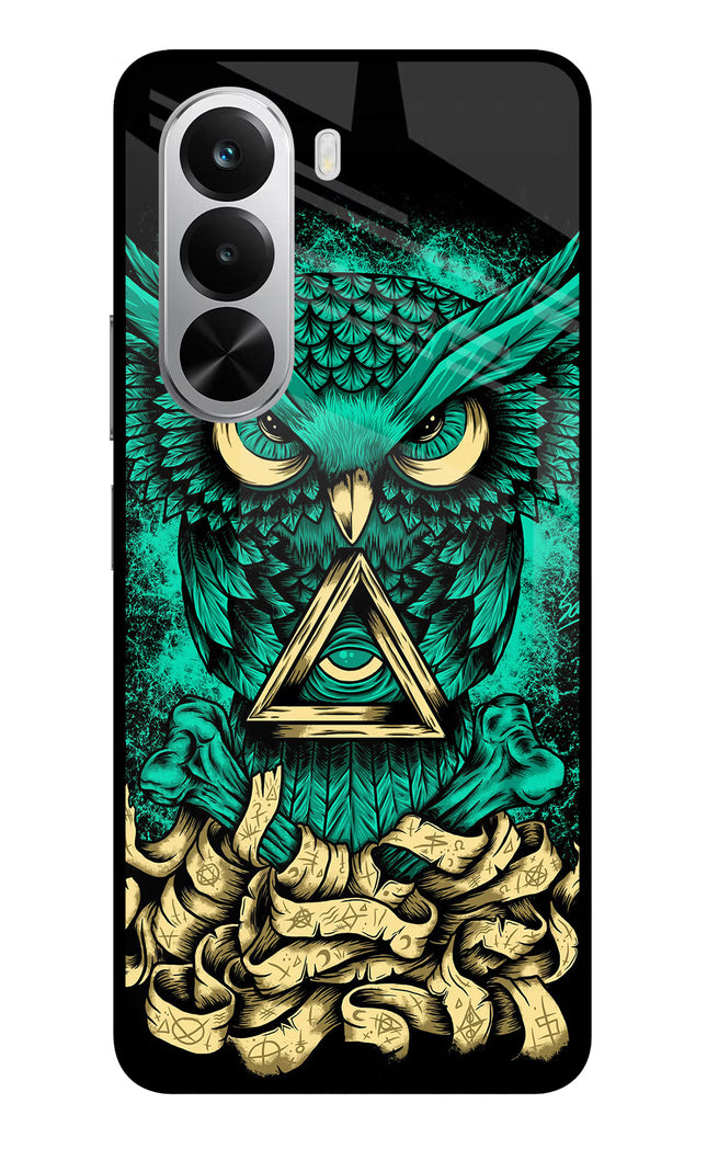 Green Owl Realme P4x 5G Glass Case
