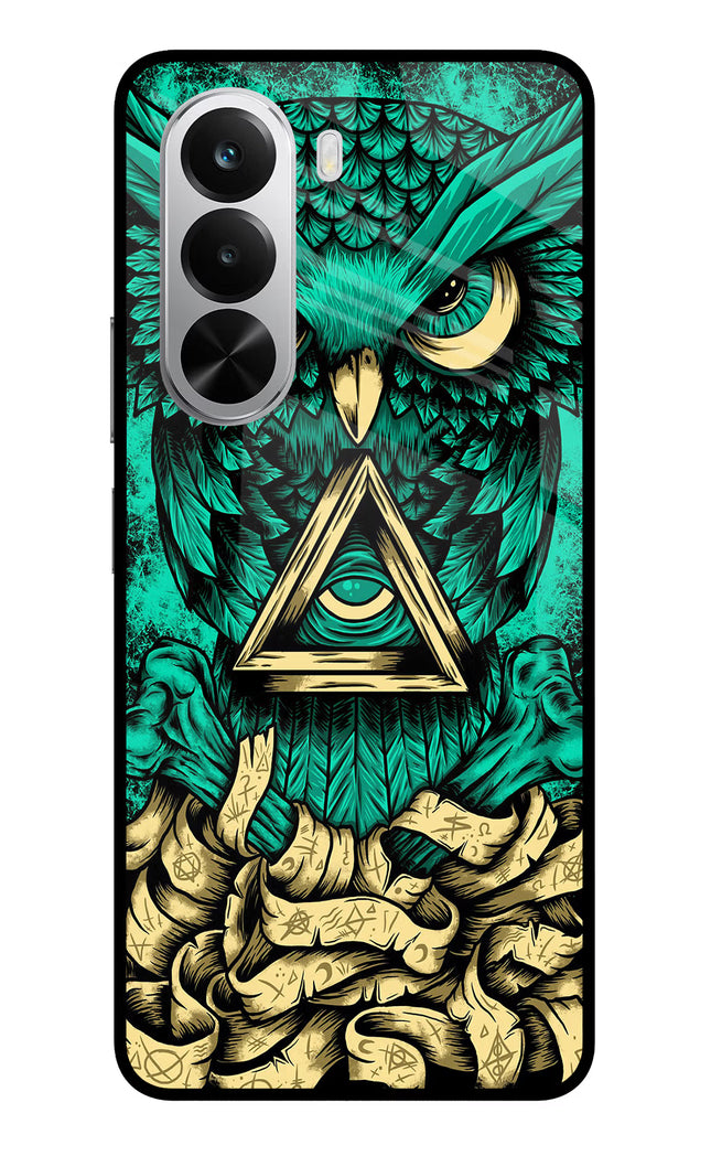 Green Owl Realme P4x 5G Glass Case
