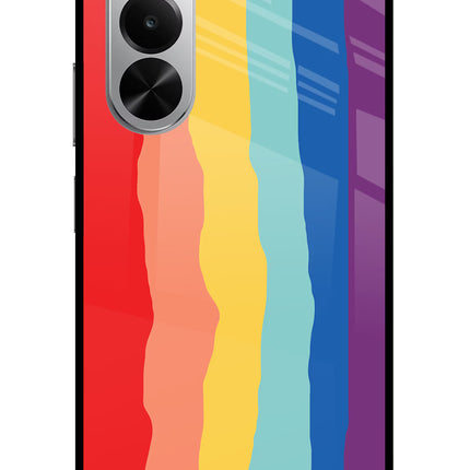 Rainbow Realme P4x 5G Glass Case