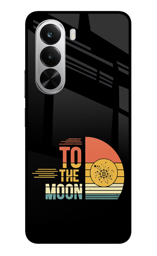 To the Moon Realme P4x 5G Glass Case Back Cover by Casekaro