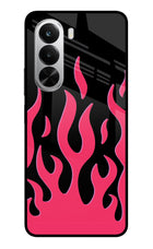 Fire Flames Realme P4x 5G Glass Case