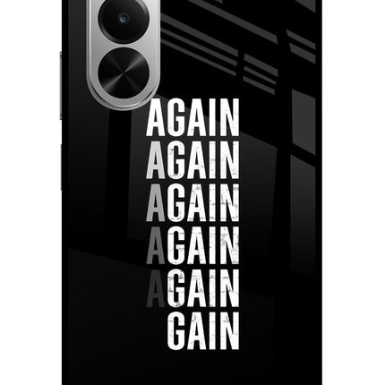 Again Again Gain Realme P4x 5G Glass Case