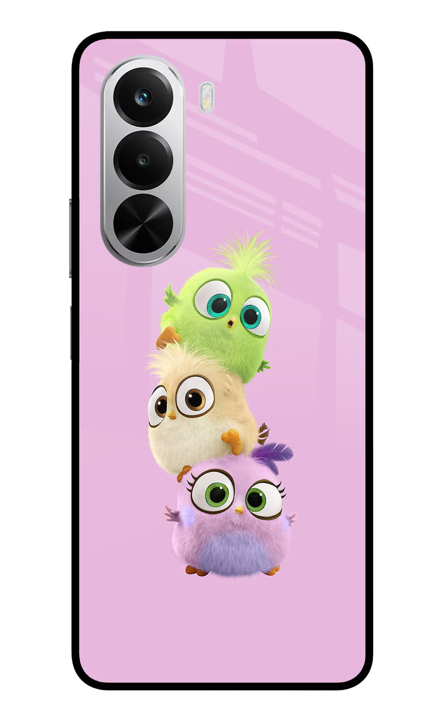 Cute Little Birds Realme P4x 5G Back Cover, Metal case