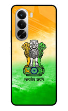 Satyamev Jayate Flag Realme P4x 5G Glass Case