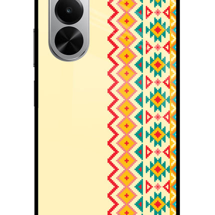 Ethnic Seamless Realme P4x 5G Glass Case