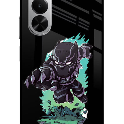 Black Panther Realme P4x 5G Glass Case