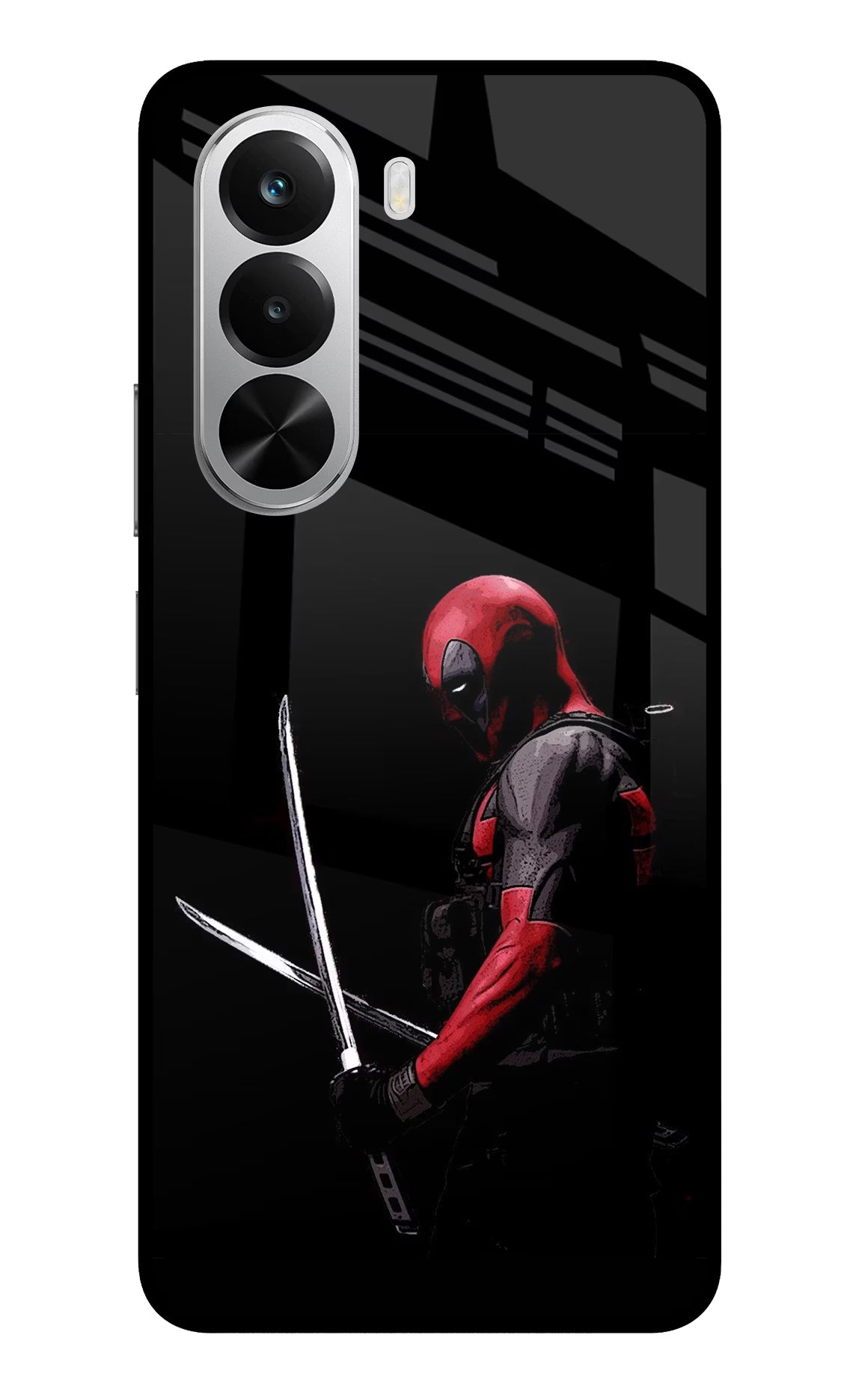 Deadpool Realme P4x 5G Glass Case