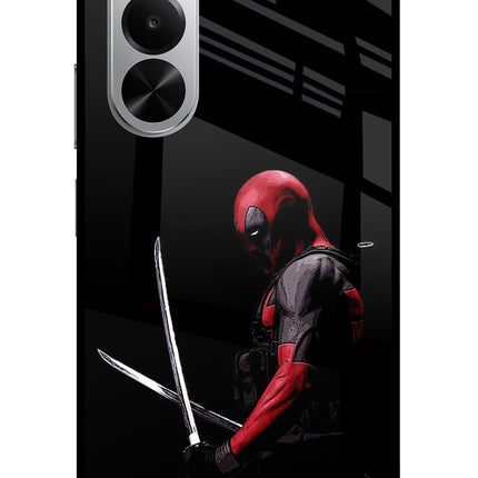 Deadpool Realme P4x 5G Glass Case Back Cover by Casekaro